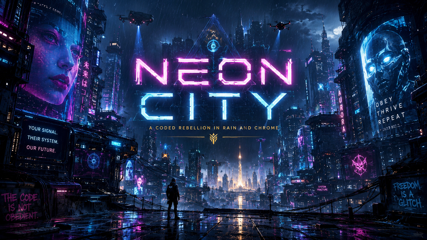 Neon City title artwork